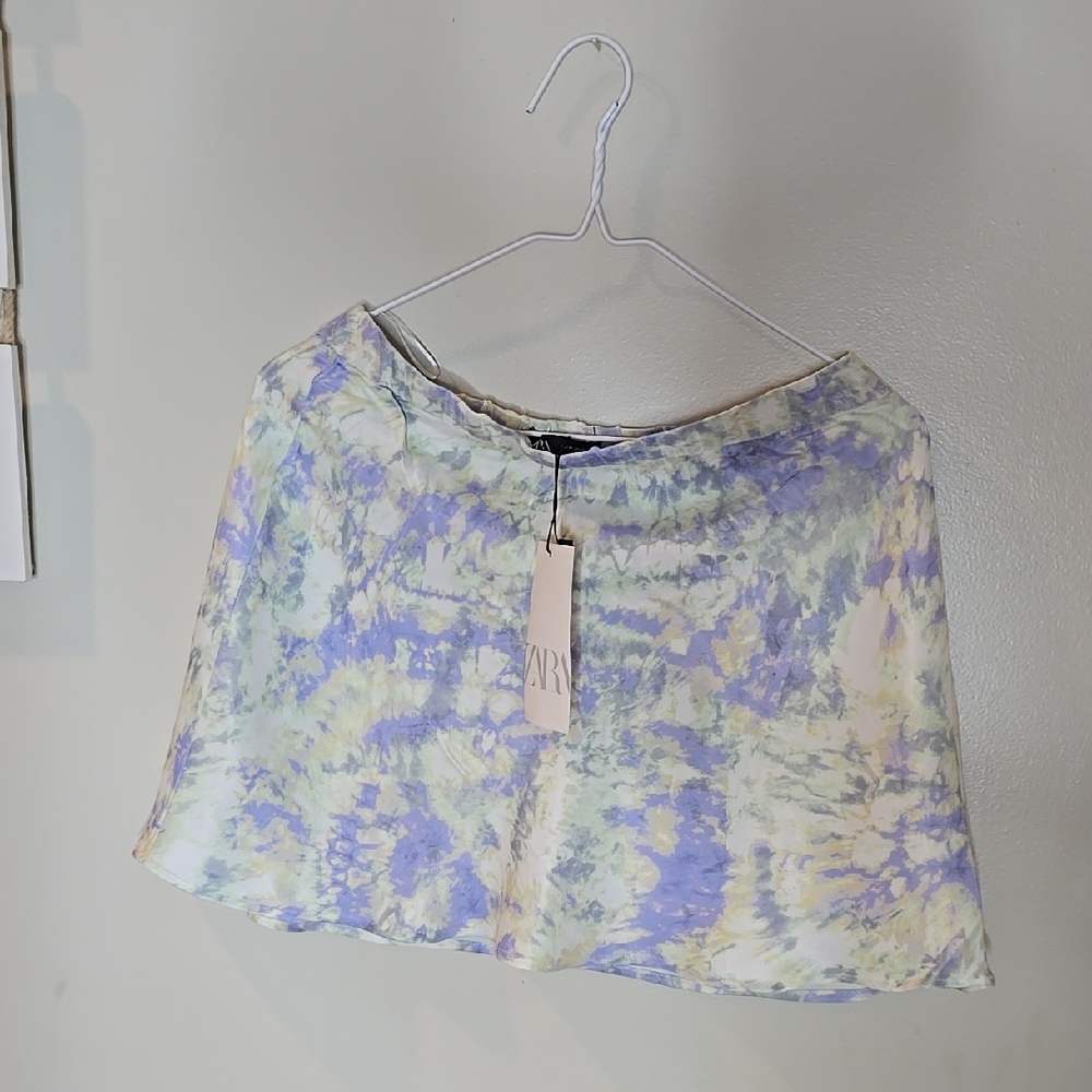 Zara Tie-Dye Mini Skirt